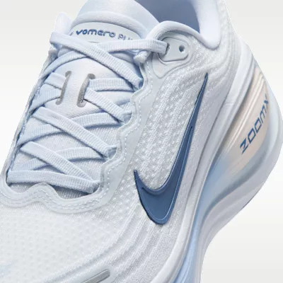 Nike Vomero Plus White Aluminum Mystic Navy (Women's) női alacsony szárú futócipő fehér