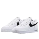 Nike Air Force 1 Low '07 LV8 White Black Bright Crimson alacsony szárú sneaker – termékfotó, oldalnézet