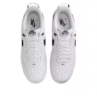 Nike Air Force 1 Low '07 LV8 White Black Bright Crimson alacsony szárú sneaker – termékfotó, oldalnézet