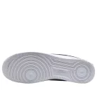 Nike Air Force 1 Low '07 LV8 White Black Bright Crimson alacsony szárú sneaker – termékfotó, oldalnézet