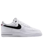 Nike Air Force 1 Low '07 LV8 White Black Bright Crimson alacsony szárú sneaker – termékfotó, oldalnézet