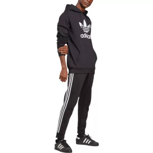 adidas Adicolor Classics Trefoil Hoodie Black – termékfotó, oldalnézet