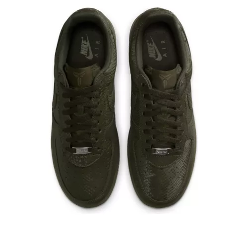 Nike Air Force 1 Low Kobe Bryant Forever Cargo Khaki alacsony szárú sneaker – termékfotó, oldalnézet