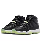 Jordan 11 Retro Black Barely Volt (GS) alacsony szárú sneaker – termékfotó, oldalnézet