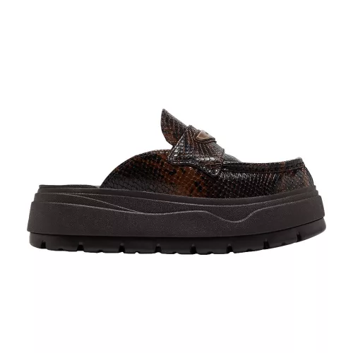 Jordan Mule Croc Velvet Brown (Women's) női alacsony szárú papucs barna