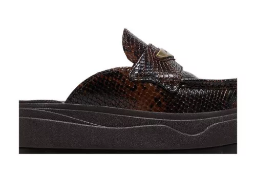 Jordan Mule Croc Velvet Brown (Women's) női alacsony szárú papucs barna