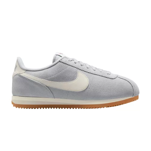 Nike Cortez Light Smoke Grey Sail Gum (Women's) alacsony szárú sneaker – termékfotó, oldalnézet