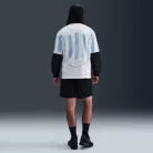 Nike T90 Dri-Fit Soccer Jersey 'Psychic Blue/White/Black/Black' – termékfotó, oldalnézet