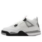 Jordan 4 Retro White Cement (2025) (PS) alacsony szárú sneaker – termékfotó, oldalnézet