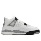 Jordan 4 Retro White Cement (2025) (PS) alacsony szárú sneaker – termékfotó, oldalnézet