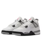 Jordan 4 Retro White Cement (2025) (PS) alacsony szárú sneaker – termékfotó, oldalnézet