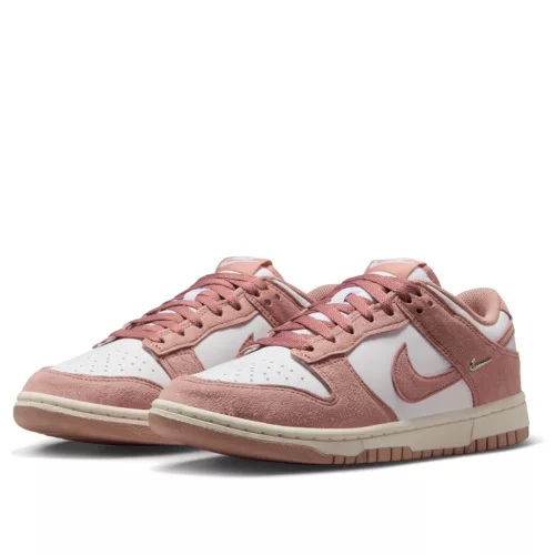 Nike Dunk Low Rose Whisper Gold Mini Swoosh (Women's) alacsony szárú sneaker – termékfotó, oldalnézet
