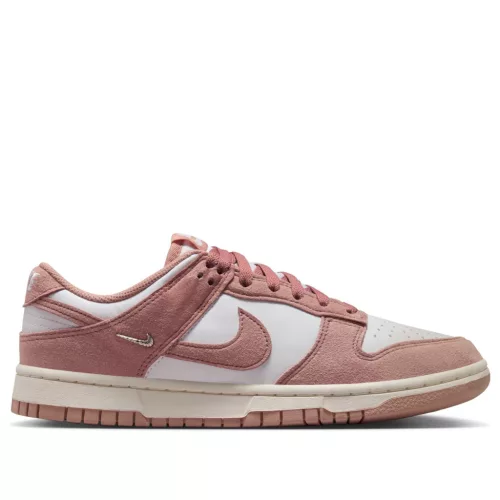 Nike Dunk Low Rose Whisper Gold Mini Swoosh (Women's) alacsony szárú sneaker – termékfotó, oldalnézet