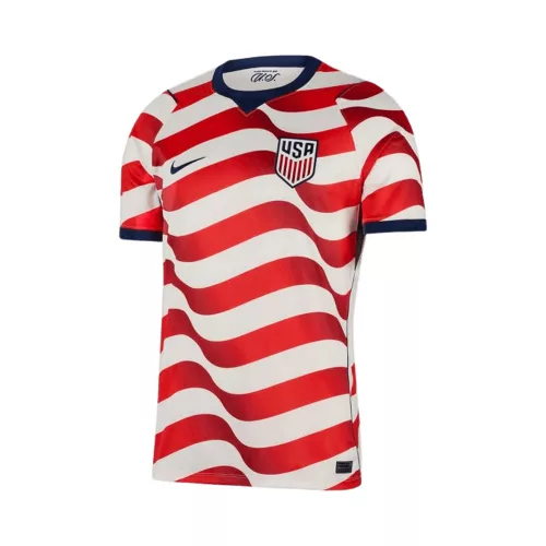 Nike Usmnt 2026 Stadium Home Sail Midnight Navy uniszex póló világos bézs sötétkék utcai sneaker