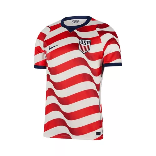 Nike Usmnt 2026 Stadium Home Sail Midnight Navy uniszex póló világos bézs sötétkék utcai sneaker