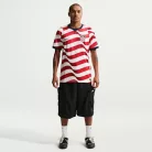 Nike Usmnt 2026 Stadium Home Sail Midnight Navy uniszex póló világos bézs sötétkék utcai sneaker