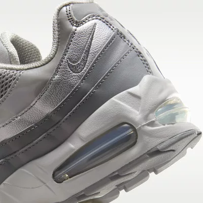 Nike Air Max 95 SE Big Bubble Grey Fog Silver (Women's) alacsony szárú sneaker – termékfotó, oldalnézet