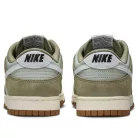 Nike Dunk Low Retro SE Light Silver Light Army Sail White alacsony szárú sneaker – termékfotó, oldalnézet