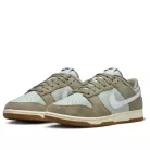 Nike Dunk Low Retro SE Light Silver Light Army Sail White alacsony szárú sneaker – termékfotó, oldalnézet