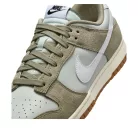 Nike Dunk Low Retro SE Light Silver Light Army Sail White alacsony szárú sneaker – termékfotó, oldalnézet