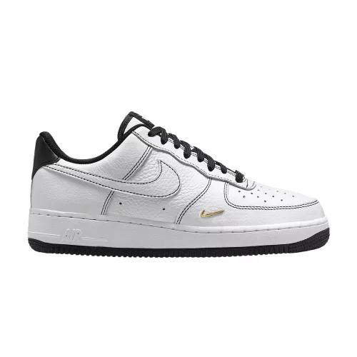 Wmns Air Force 1 '07 Low 'Mini Jewel Pack - White Black' alacsony szárú sneaker – termékfotó, oldalnézet