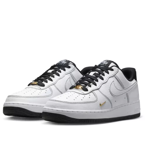 Wmns Air Force 1 '07 Low 'Mini Jewel Pack - White Black' alacsony szárú sneaker – termékfotó, oldalnézet