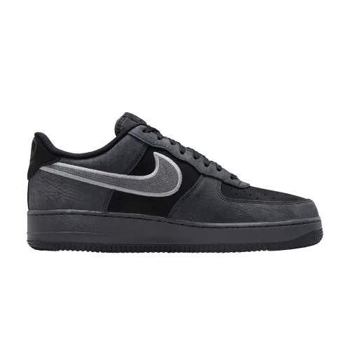 Nike Air Force 1 '07 LV8 'Black Dark Smoke' alacsony szárú sneaker – termékfotó, oldalnézet