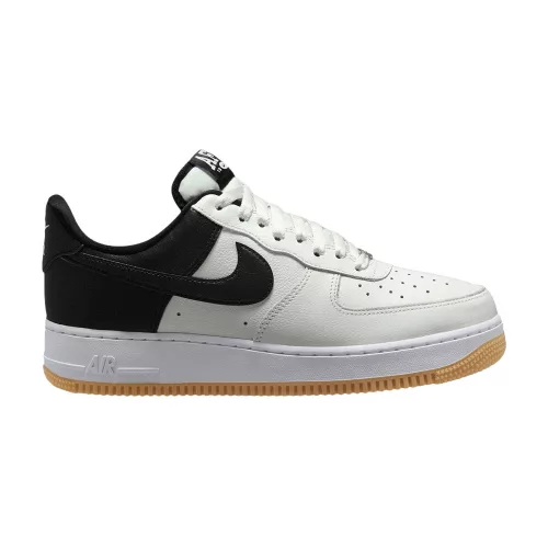 Nike Air Force 1 Low '07 LV8 White Black Metallic Silver alacsony szárú sneaker – termékfotó, oldalnézet