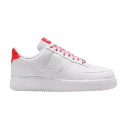 Nike Air Force 1 Low '07 White Pink Foam Metallic Silver Light Crimson (Women's) alacsony szárú sneaker – termékfotó, oldalnézet