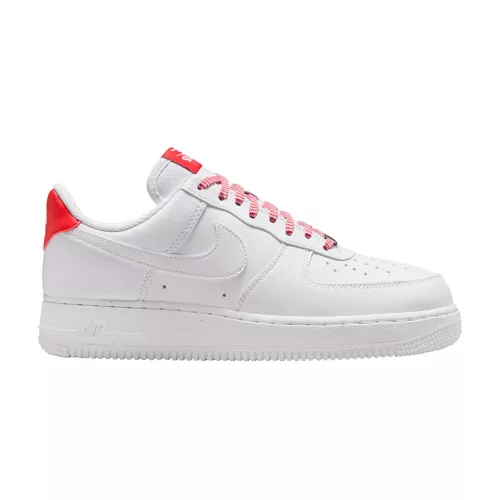 Nike Air Force 1 Low '07 White Pink Foam Metallic Silver Light Crimson (Women's) alacsony szárú sneaker – termékfotó, oldalnézet