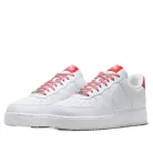 Nike Air Force 1 Low '07 White Pink Foam Metallic Silver Light Crimson (Women's) alacsony szárú sneaker – termékfotó, oldalnézet