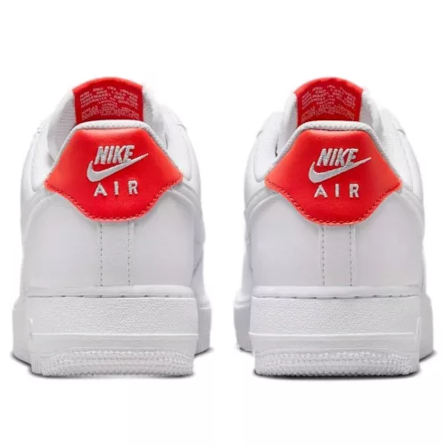 Nike Air Force 1 Low '07 White Pink Foam Metallic Silver Light Crimson (Women's) alacsony szárú sneaker – termékfotó, oldalnézet