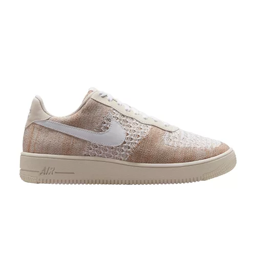 Nike Air Force 1 Flyknit 2.0 Light Bone alacsony szárú sneaker – termékfotó, oldalnézet
