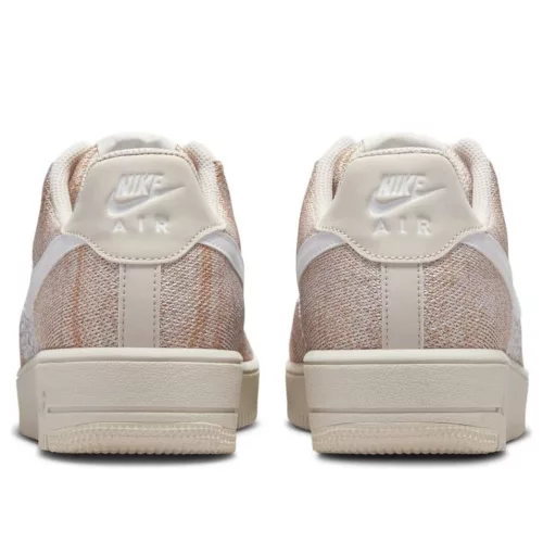 Nike Air Force 1 Flyknit 2.0 Light Bone alacsony szárú sneaker – termékfotó, oldalnézet