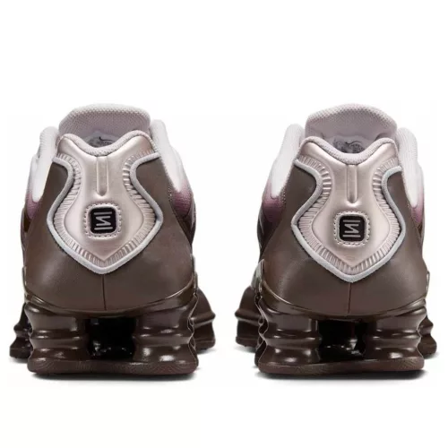 Nike Shox TL Baroque Brown Platinum Violet Metallic Silver (Women's) alacsony szárú sneaker – termékfotó, oldalnézet