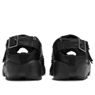 Nike Air Rift Triple Black Buckle Strap (Women's) alacsony szárú sneaker – termékfotó, oldalnézet