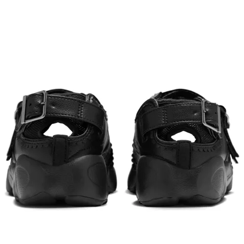 Nike Air Rift Triple Black Buckle Strap (Women's) alacsony szárú sneaker – termékfotó, oldalnézet