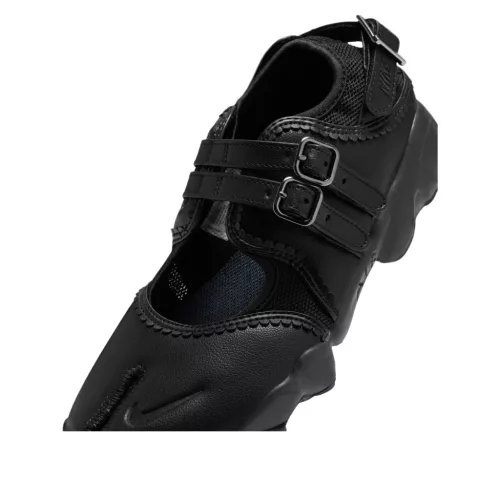 Nike Air Rift Triple Black Buckle Strap (Women's) alacsony szárú sneaker – termékfotó, oldalnézet