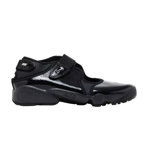 Nike Air Rift Black Metallic Silver (Women's) alacsony szárú sneaker – termékfotó, oldalnézet