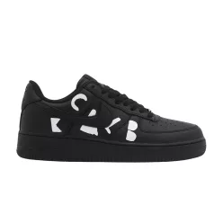 Nike Air Force 1 Low Retro SP BLACK Comme des Garçons Black alacsony szárú sneaker – termékfotó, oldalnézet