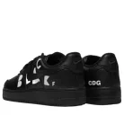 Nike Air Force 1 Low Retro SP BLACK Comme des Garçons Black alacsony szárú sneaker – termékfotó, oldalnézet