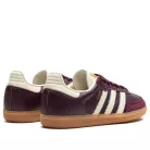 adidas Samba OG Maroon Gold Metallic (Women's) alacsony szárú sneaker – termékfotó, oldalnézet