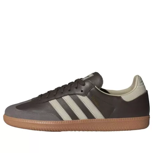 adidas Samba OG Brown Putty Grey alacsony szárú sneaker – termékfotó, oldalnézet