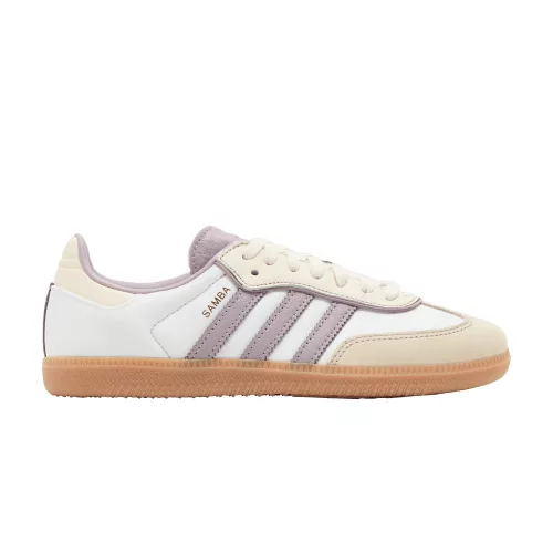 adidas Samba OG Cream White Preloved Fig (Women's) női alacsony szárú utcai sneaker krémfehér