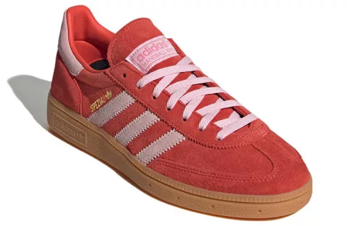 adidas Handball Spezial Bright Red Clear Pink (Women's) alacsony szárú sneaker – termékfotó, oldalnézet