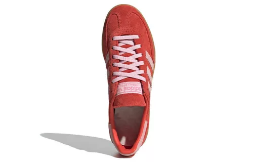 adidas Handball Spezial Bright Red Clear Pink (Women's) alacsony szárú sneaker – termékfotó, oldalnézet