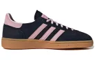 adidas Handball Spezial Core Black Clear Pink Gum (Women's) alacsony szárú sneaker – termékfotó, oldalnézet