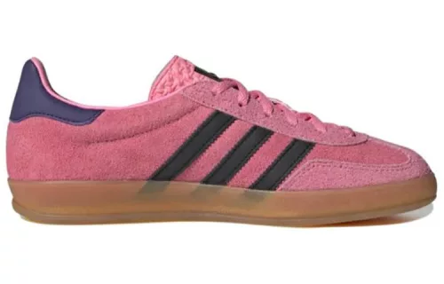 adidas Gazelle Indoor Bliss Pink Purple (Women's) alacsony szárú sneaker – termékfotó, oldalnézet