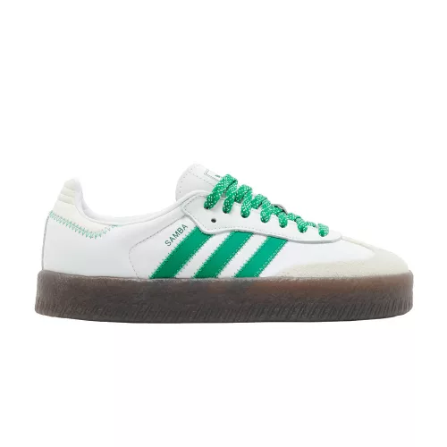 adidas Sambae Cloud White Green (Women's) alacsony szárú sneaker – termékfotó, oldalnézet