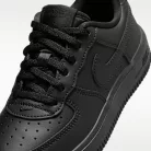 Nike Force 1 Low Black (PS) alacsony szárú sneaker – termékfotó, oldalnézet